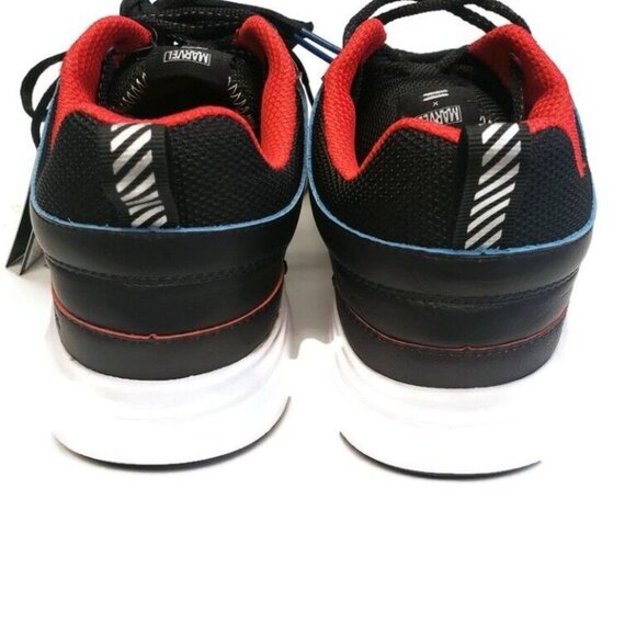 TOMS Men Arroyo Mens 8.5 Sneaker Shoes Athletic Black Marvel Leather Mesh Mix - Picture 7 of 8